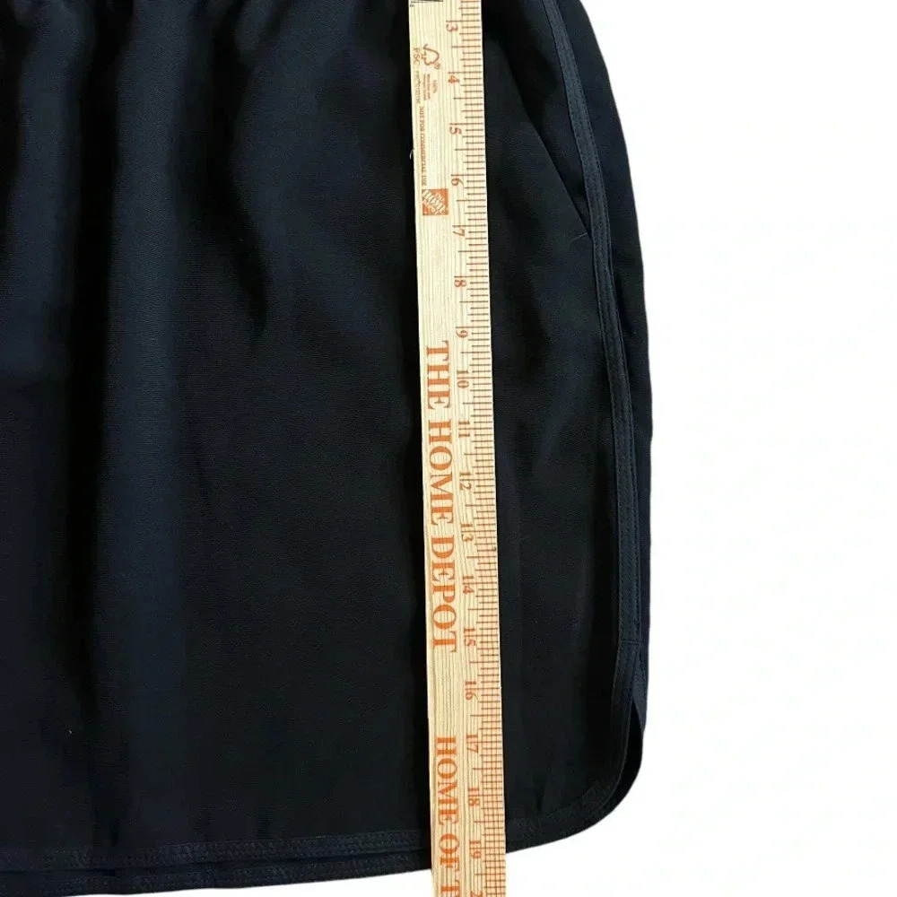J. Crew Black Crepe Athletic style Mini skirt 8 - Picture 6 of 8